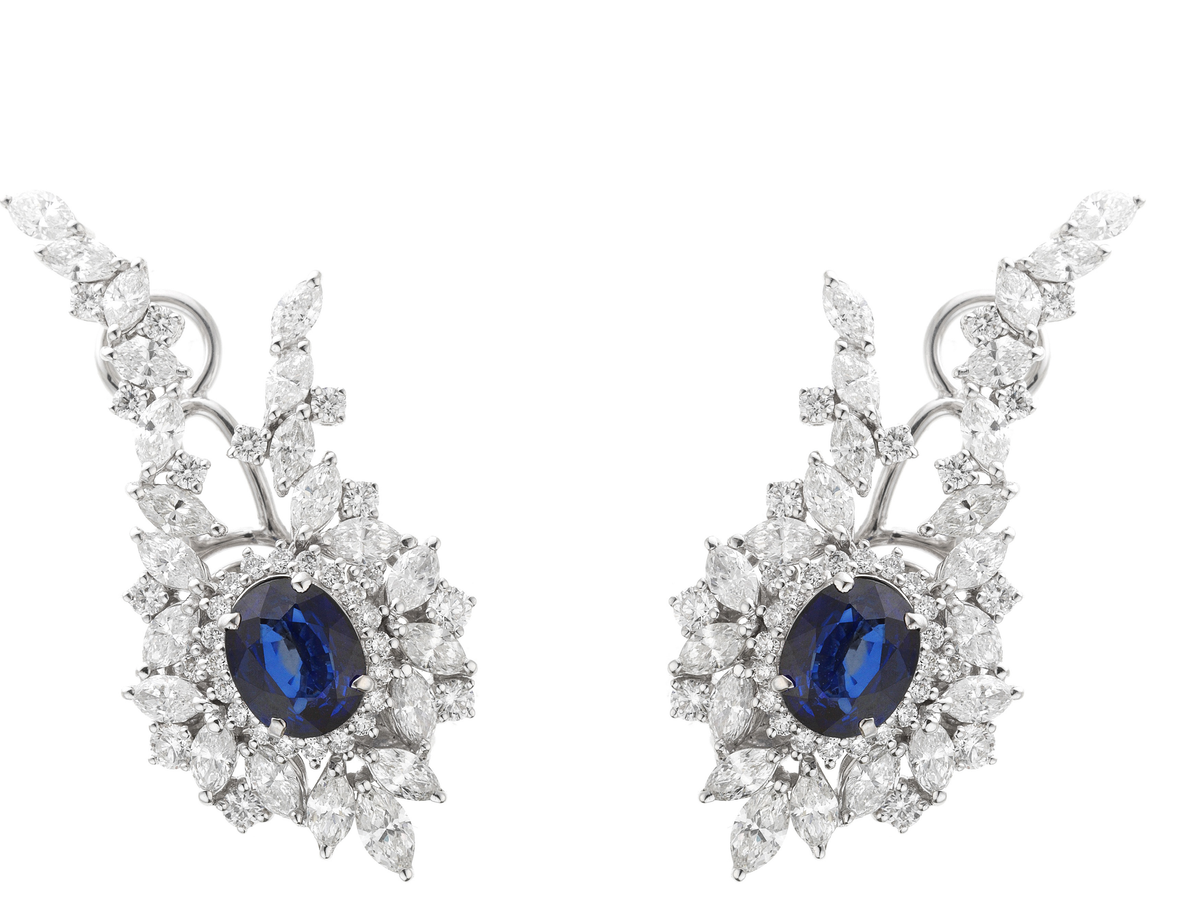 Blue Sapphire Earrings