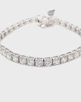 Brazalete de tenis con diamantes de 9,8 quilates