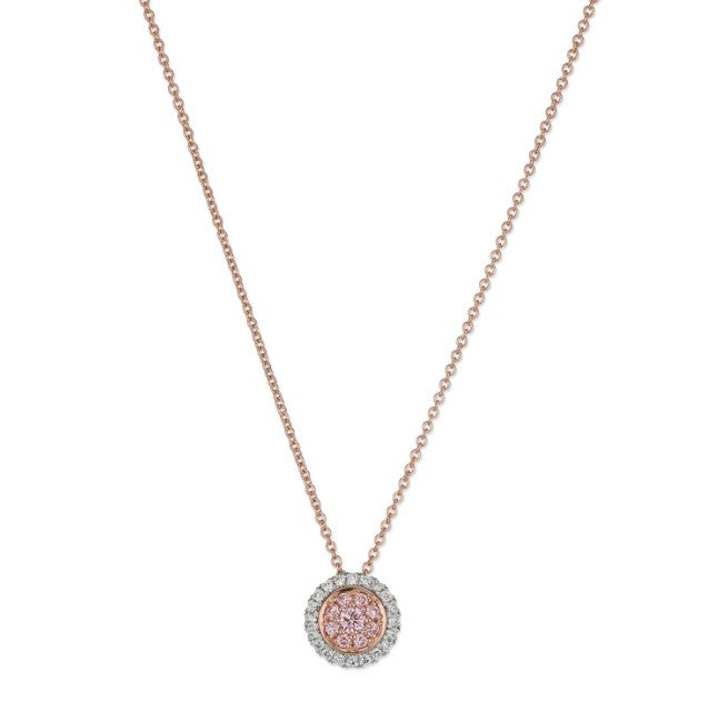 Argyle Pink™ Diamond Double Halo Necklace