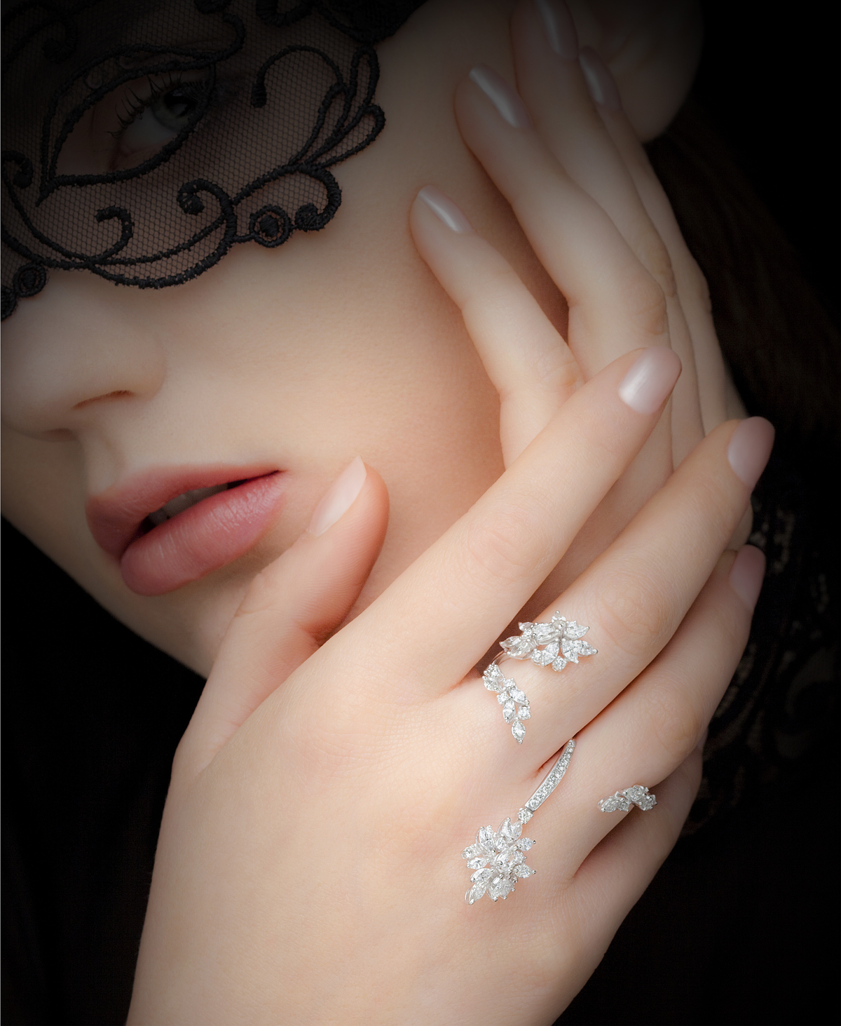Anillo de dos dedos 